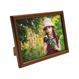 Dark Brown Cushion Wood photo frame 4x6"