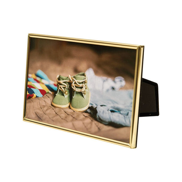 Sixtrees Hartford Brass plated photo frame 6x8