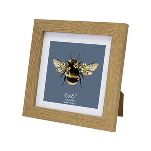 Newark Oak effect 6x6" photo frame