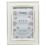 Paloma white 4x6" photo frame