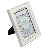 Paloma white 4x6" photo frame