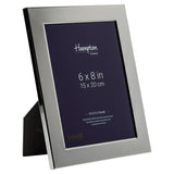 Woburn 6x8" Silver plated frame by Hampton